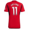 Officiële Voetbalshirt Manchester United Hojlund 11 Thuis 2023-24 - Heren